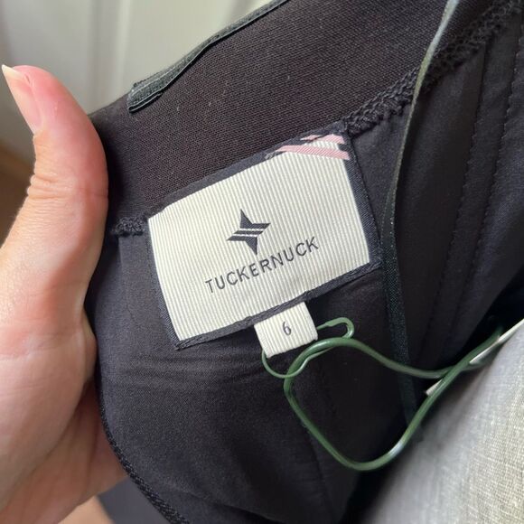 Tuckernuck NWT Black Alva Off the Shoulder Formal Long Sleeve Midi Dress Size 6 - Picture 5 of 6